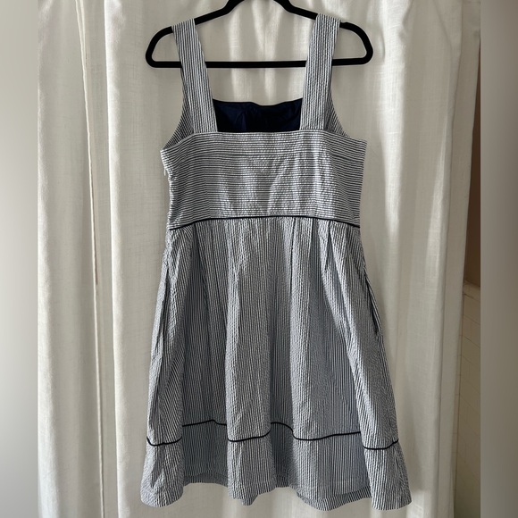 LANDS END women’s M Seersucker dress - Picture 3 of 5